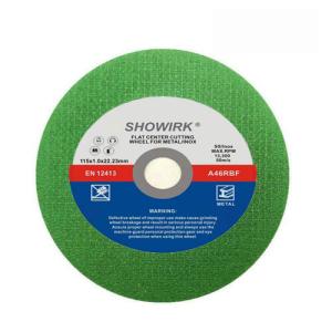 Wholesale Top quality 4.5&quot; Abrasive Cutting Disc T41 Type with Double Net in Green Color for Metal/Iron/Stainless Steel cutting from china suppliers