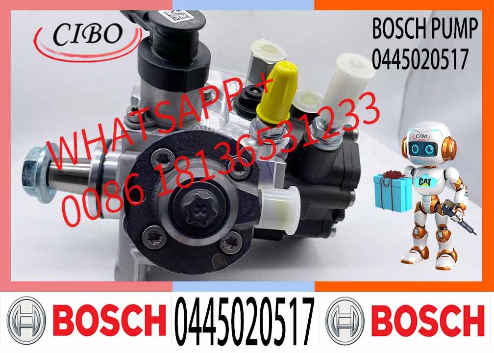 Diesel engine spare parts CP4 fuel pump 0445020517 for cummins engines fuel injection pump