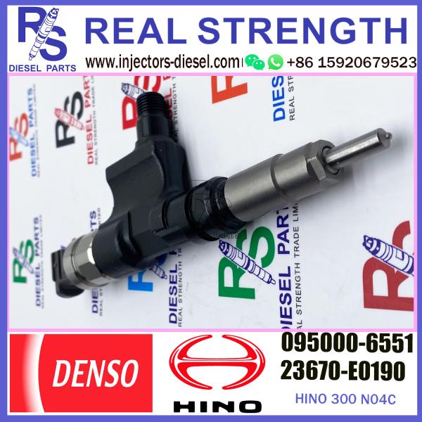 original injector 095000-6550 095000-6551 For HINO 300 N04C 23670-E0190 23670