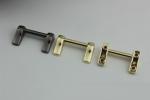 Fashion bag light gold color zinc alloy metal fitting 20 mm arch bridge for