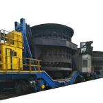 Battery Rail Operated Ladle Transfer Cart For Scrap Cast Iron Transport Stepless
