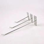 Metal Chrome Gondola Security Display Pegboard Hook For Shelf
