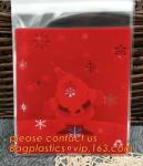 Various Styles Christmas Santa Claus moose Snowman self-adhesive Cookie