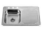 18 Gauge Stainless Steel Double Bowl Sink with Sound Dampening and Drainer for