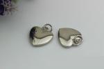 20mm Small love heart shape nickel color metal handbag hanging ornament