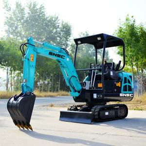 Wholesale 20kw Micro Small Mini Escavator Hydraulic Crawler Digger Excavator 1.7ton Operating Weight from china suppliers