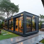 Wall 50mm Wave Sandwich Panel Hotel Pop-up Container Coffee Restaurant Bar Cafe