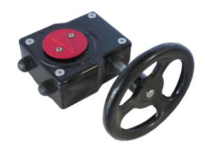 Wholesale Die Cast Aluminum Quarter Turn Gearbox Worm Gear Vent Valve For Power Supply from china suppliers
