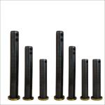 40Cr Black Excavator Bucket Pins And Bushing For Digger Boom Arm