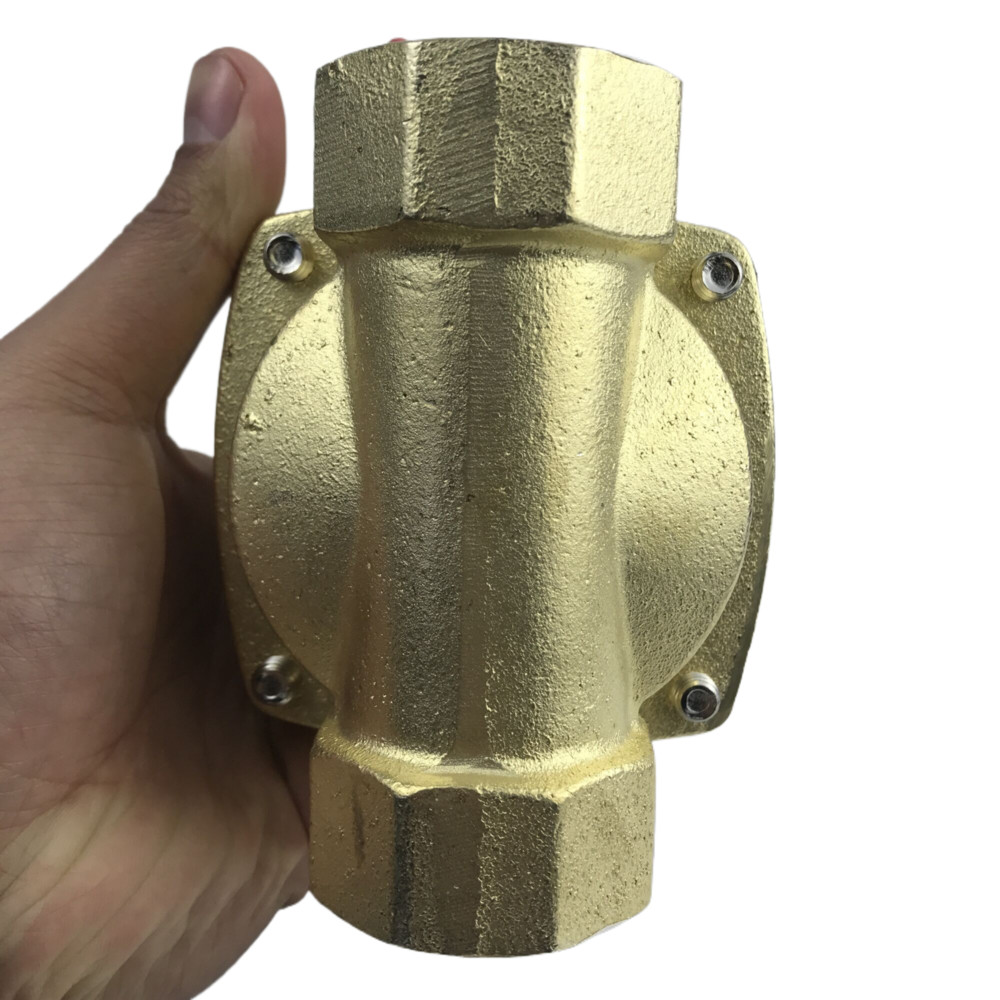 Normally Open 2W350-35 1 1/4 Inch Pure Brass Solenoid Valve Water Air Valve NO