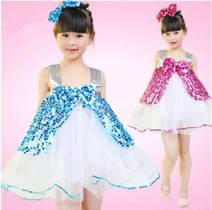 Wholesale Girl‘s sequined costumes dance costumes dress for children from china suppliers