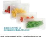 Seal Reusable PEVA Storage Bags ideal For Food Snacks, Lunch Sandwiches, Makeup,
