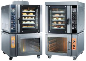 China Steam Spray Commercial Baking Ovens Convection Toaster Oven With Proofer on sale