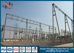 Wholesale Q235 Electrical Power electric transmission tower Substation Tubular Steel Structure from china suppliers