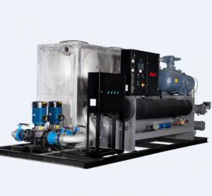 Wholesale 160HP Integrated Water Cooled Screw Type Chiller R22 Refrigerant、 from china suppliers