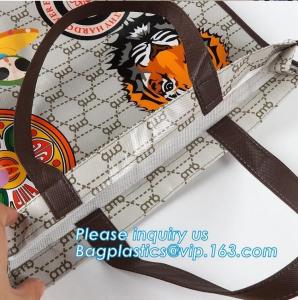 Wholesale Gray punch non woven bag with bottom, punch style non woven material tote bag, china hot sell pp material non woven bag from china suppliers