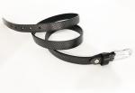 Durable Womens Genuine Leather Belt Embossing Silver Point Pin Buckle Wide 0.8