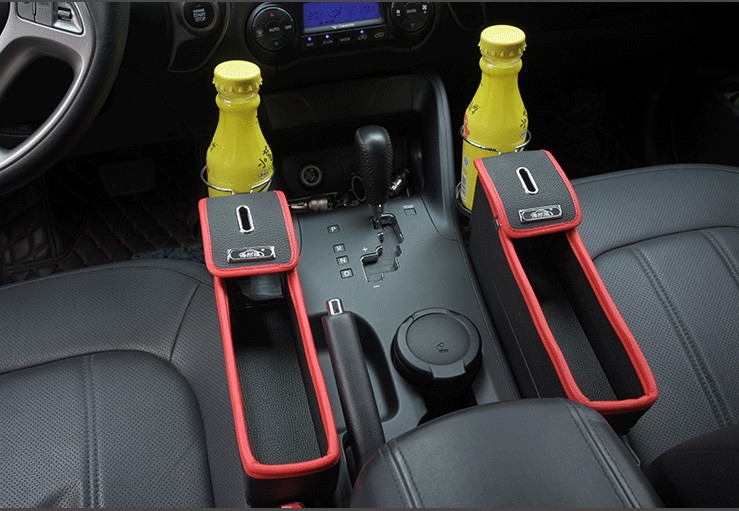 PU Car Seat Gap Filler Coin Collector For Driver