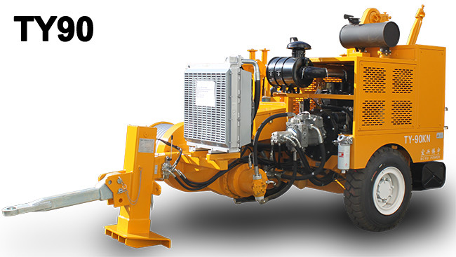 TY90 Transmission Line Stringing Equipment Max Pull 100kN Hydraulic Puller