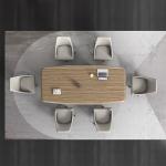 Modern Negotiation Boardroom Conference Office Table Reception Room Negotiating