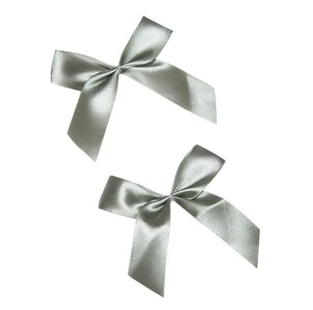 High End Glitter Decorative SGS 2 Inch Personalized Satin Ribbon Gift Bows For