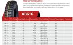 Chinses Factory off road tyre Bias AG Tyres AB616 4.50-12