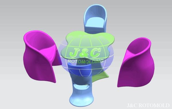 Plastic Rotational Moulding For Furniture Series , Custom Rotational Molding
