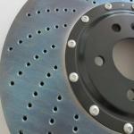 Cast Iron Drilled Brake Disc 420*40mm For Audi A6 10 Pots Brake Caliper