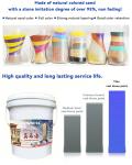 Base on Color Chart natural stone paint coat spray Building Coating CAS No. 79