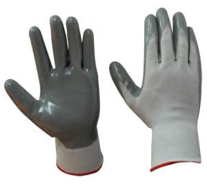 Wholesale Grey Nitrile Coated Nylon Gloves from china suppliers