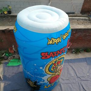 Wholesale Customized Giant Beer juice Advertising inflatable zip-top can for promotion event bottle mascot characters from china suppliers