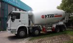 12m³ Cubage Mixer Concrete Truck With ZF8118 Steering Gear Box