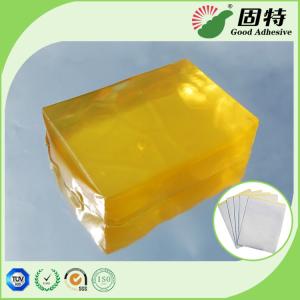 Wholesale Yellow transparent Block Strength Hot Glue , Medical Plaster Hot Melt Glue from china suppliers
