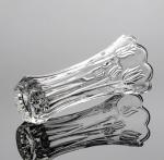Tulip Shaped Glass Vases Machine Pressed 19.8cm Height Crystal Glass Flower Vase