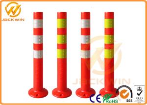Wholesale Durable Road Safety Control Flexible Traffic Bollards , PA Traffic Warning Post from china suppliers