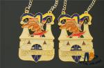 Carnival Medaillen Metal Award Medals Colors Filled With Chain & Background