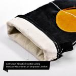 Flome Resistant SAFEYEAR Heat Resistant Welding Gloves For Civil Work EN420