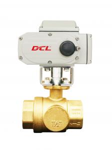 Wholesale PTFE Seat 1/4 Inch Electric Actuated Brass Ball Valve from china suppliers