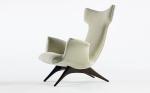 Vladimir Kagan Ondine Fiberglass Dining Chair Lounge Fabric Various Colors