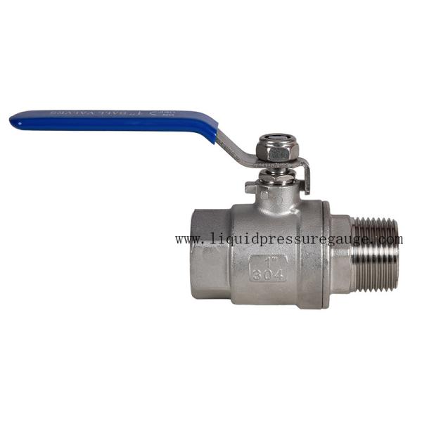 Stainless Steel Instrument Manifold Valve 2 PC 1 Inch High Pressure Ball Valve