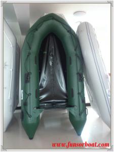 Wholesale Chinese inflatable boat for 4 person 0.9mm PVC Plywood floor from china suppliers