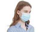 3 Ply Earloop Medical Mask Water Soluble Type High Breathability Fiberglass Free