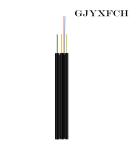 SM 2 Cores Outdoor FTTH Drop Cable Single Mode Armored Fiber With Steel
