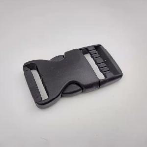Wholesale Adjustable Webbing Strap And Buckle 50 Mm Black Plastic Buckle For Backpacks Plastic Strap Buckles from china suppliers