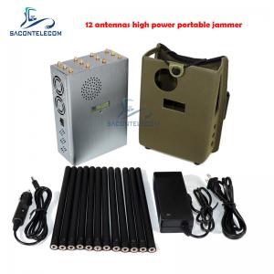 Wholesale GPSL1 Lojack Portable Mobile Phone Jammer 2G 3G 4G 5G WiFi 2.4G 5.8G from china suppliers