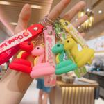 Adorable Cartoon Silicone Keychain Cute Kawaii Anime Cool Keychains For