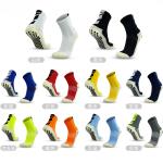 Versatile Flexible Soccer Grip Socks Quick Dry Mens Football Grip Socks