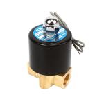 Electric solenoid valve made of plastic and brass material normally closed for