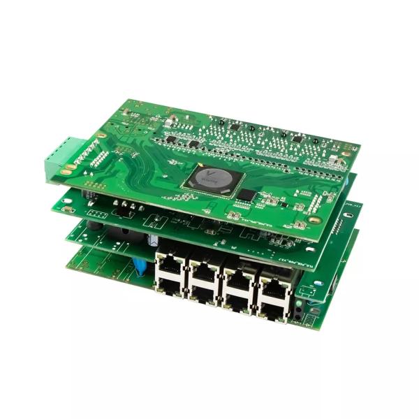 Managed Gigabit Ethernet Switch 2.5G Fiber Din Rail DC12V Support CLI SNMP ERPS