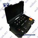 Six Bands 2500m GPSL1 Anti Drone Jammers For Prisons